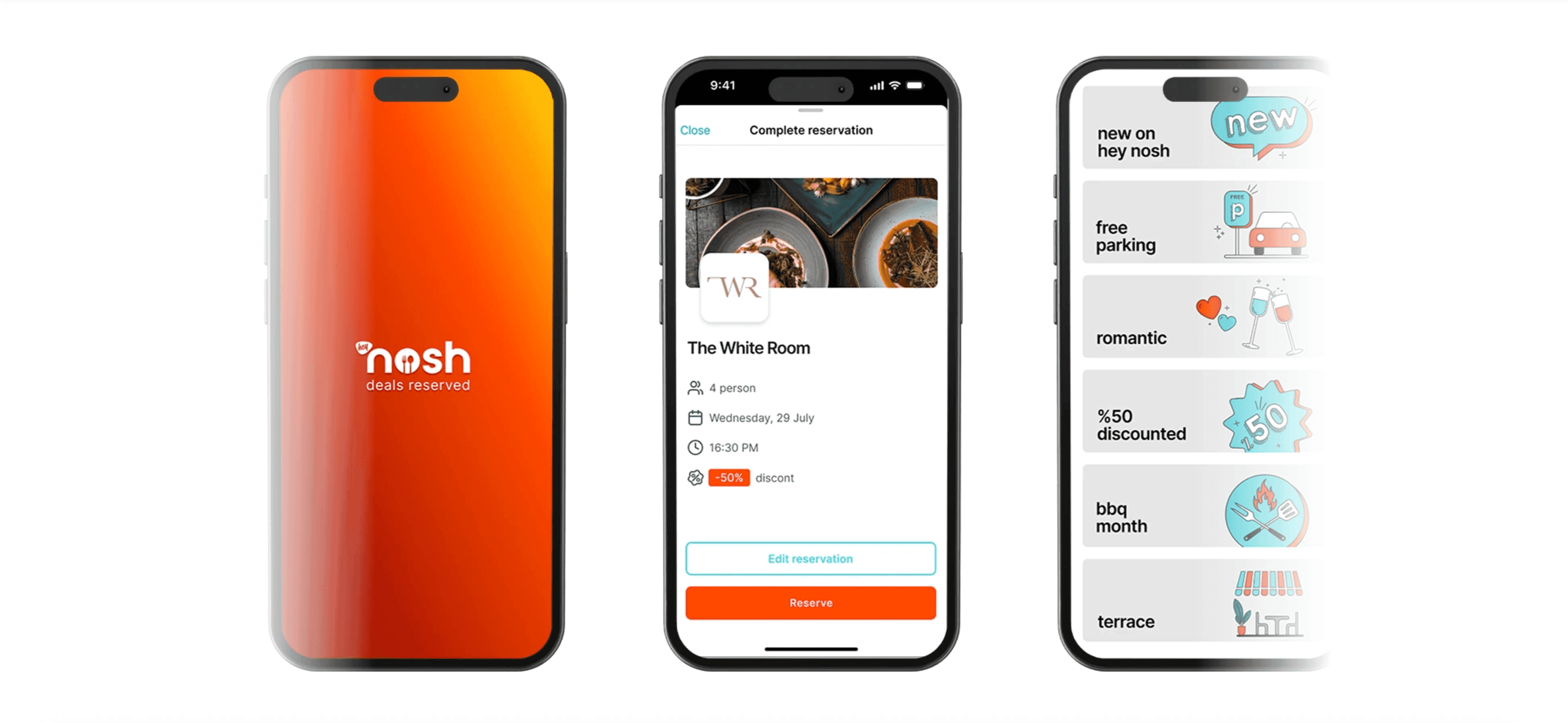 HeyNosh screen 1